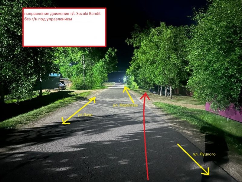 В Анучинском районе Приморья Госавтоинспекция проводит проверку по факту ДТП с участием мотоциклиста